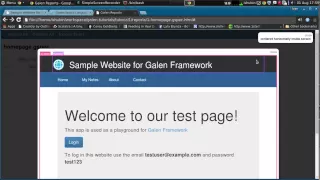 Part 2 - Introduction to Galen Specs Language Testing responsive website Tagging and loops