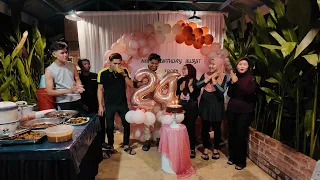 Kerja GILA First Time Team Aybam SAmbut Birthday BUsyit Dalam Hutan !