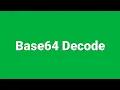 Base64 Decode HASUPORTAL - 1Z