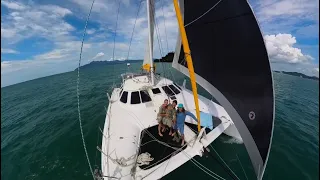 Meeting up with James and testing a new hydrofoil