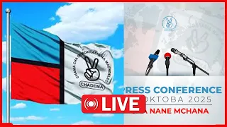 live chadema wanazungumza muda huu na vyombo vya habari