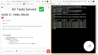 0x00 C HELLO WORLD All Tasks Solved 100