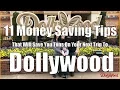 How To Save Money at Dollywood - 11 Must Know Tips