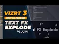 Vizrt 3 Text FX Explode Plugin Tutorial