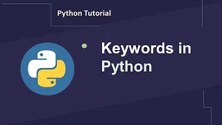 Keywords in Python Python Tutorial for Beginners in Hindi Python Keywords