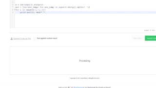 Day 7 Arrays - Python Hackerrank