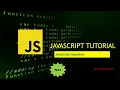 JavaScript Tutorial Session-3 Operators in JavaScript