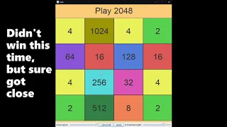 2048 with AI Demo - Java