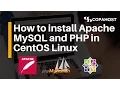 How to install Apache MySQL and PHP in CentOS Linux