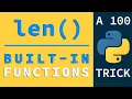 Get The Length of Any List String Using len Python Built-in Functions