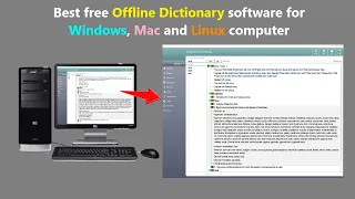 best free offline dictionary software for windows mac and linux computer 