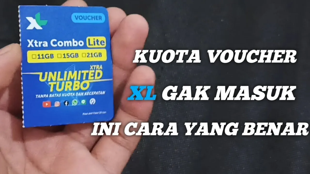 Cara Memasukkan Voucher XL