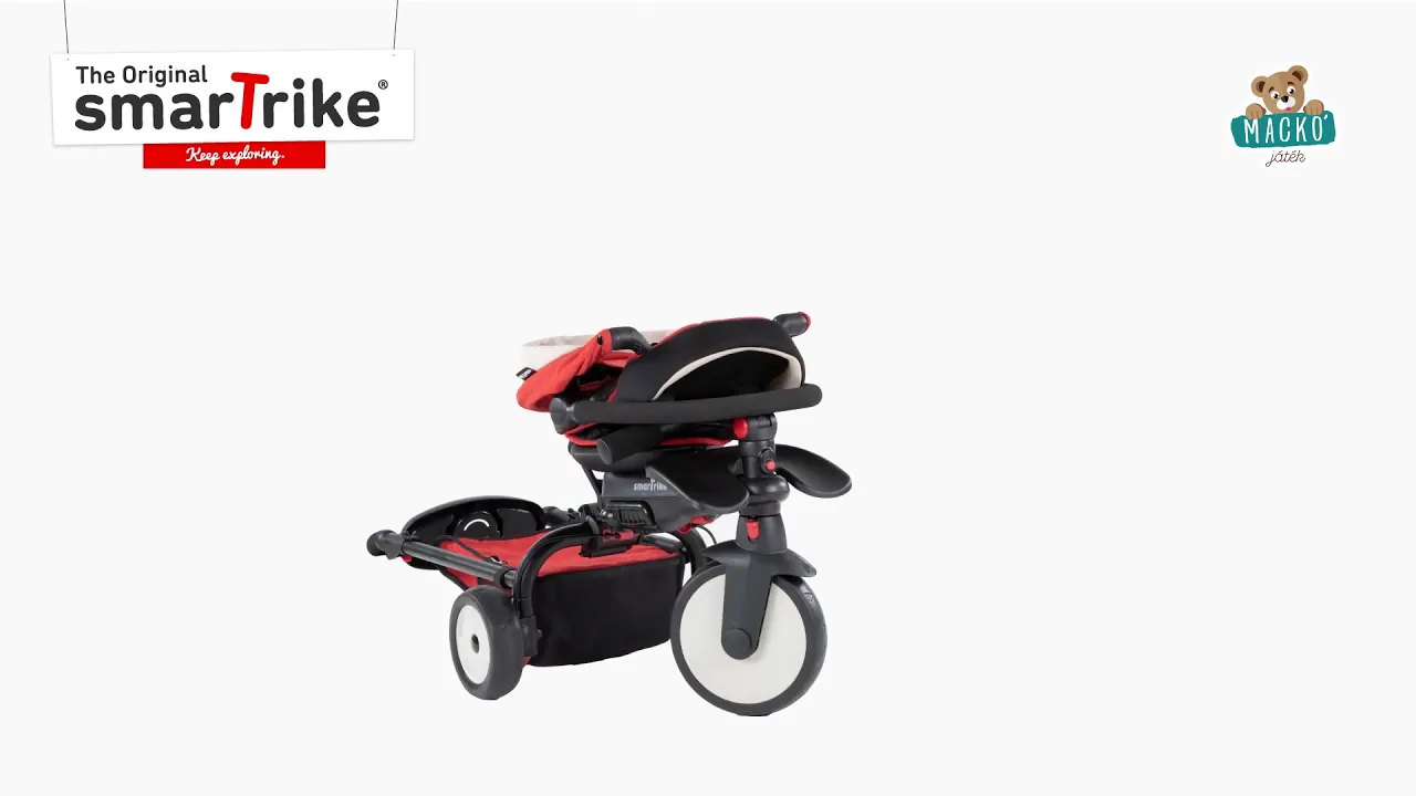 Triciklik 10 hónapos kortól - Tricikli összecsukható smarTfold 7in1 Stroller Melange smarTrike 500 - 4