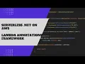 Lambda Annotations Framework for NET