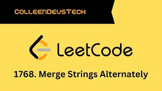 LeetCode 1768 Merge Strings Alternately Python