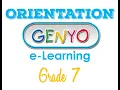 GRADE 7 Genyo E-Learning Orientation