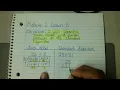 Module 2 Lesson 5 Area Model with Standard Algorithm
