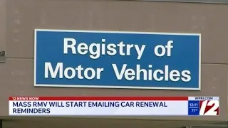 Mass RMV will start emailing car renewal reminders