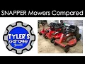 SNAPPER Rear Engine Series Compared
