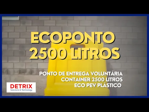 Download MP3 Ecoponto 2500 Litros - Ponto de Entrega Voluntária – Container 2500 Litros - ECO PEV Plástico - Lar