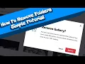 How to delete Folder DeviantArt Tutorial