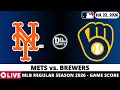 NEW YORK METS VS MILWAUKEE BREWERS MLB Game Score Radio Play-by-Play - JUL 22 2026