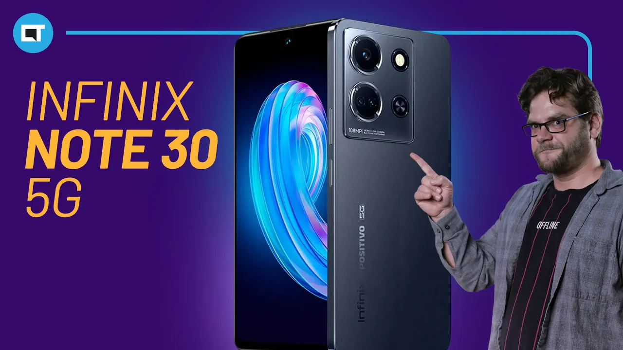 Infinix Note 30 5G: um celular bom, bonito e (não) barato (ANÁLISE/REVIEW)