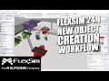 New Object Creation Workflow FlexSim 2024 Update 1