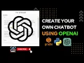 Create Your Own Chatbot Therapist using OpenAI Python and Gradio Custom Chatbot A to Z