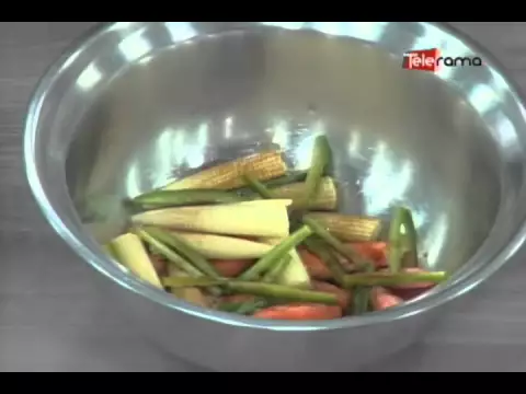 Camarones en salsa de brandy y jengibre