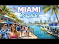 MIAMI Bayside Vibes Waterfront Walk Bayside Marketplace FULL TOUR 4K