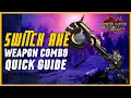 MHRise Sunbreak - Switch Axe Weapon Combo Guide for Beginners