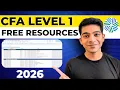 CFA Level 1 Free Resources 2026 Best Free YouTube Lectures Crash Courses Revision for CFA Prep