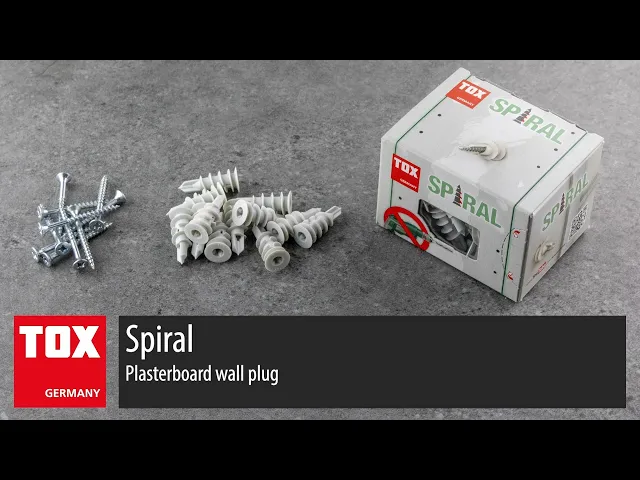Sukamas kaištis GKP TOX Spiral, 32, 50 vnt.
