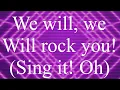 Download Lagu We Will Rock You (Lyrics - HD)