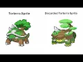 Discarded Pokemon sprites are weird...