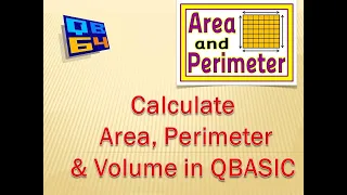 To Calculate Area Perimeter and Volume of a Figure in QBASIC