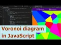 Voronoi diagram in JavaScript Brute force solution