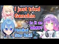 Download Lagu Suisei Towa and Nene Talk About Genshin and Other Games While Having Fun in Apex Moments!!!