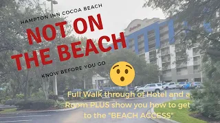 hampton inn cocoa beach fl not beach walkout its behind a building full hotel walk thru king bed