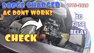 2015-2020 DODGE CHARGER AC FUSE AND RELAY QUCK FIX