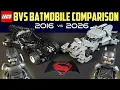 COMPARISON LEGO Batman BvS Batmobile 2016 vs 2026