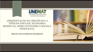 Aula 1 - Economia Política - Introdução