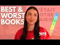 MES MEILLEURES LECTURES DE 2025 et les pires