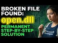 Open dll Missing Fix Shell Errors Now