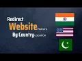 How To Redirect Website Visitors By Country Location IP Based Website User Redirect To Subdomain