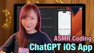 ASMR Coding - ChatGPT iOS App Part API Setup Guided Meditation Followed by Silent Coding