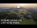 Expansive luxury home on 1 397 acres close to Nashville Tennessee