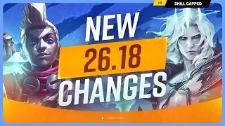 ALL NEW CHANGES for PATCH 26.18 - League of Legends