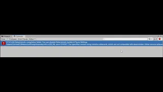 deterministic compilation failed unity 2020